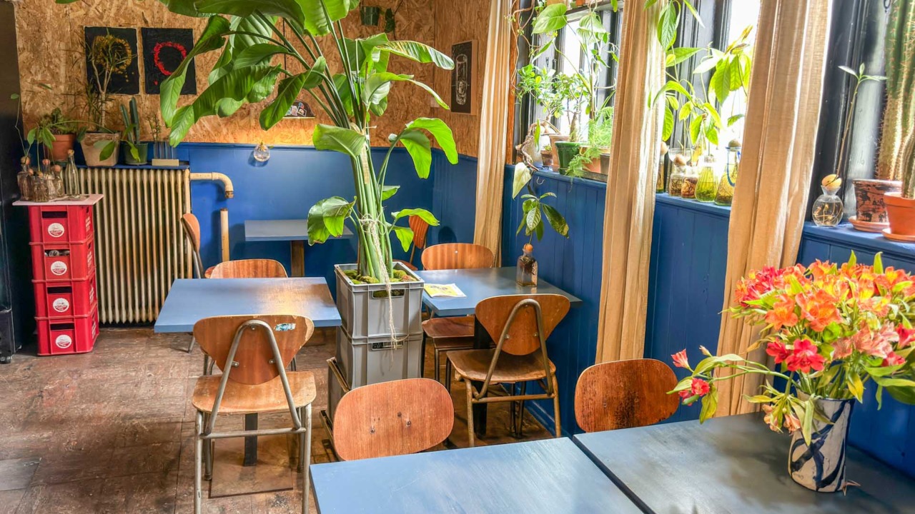 31E Café har masser af hygge og farver.