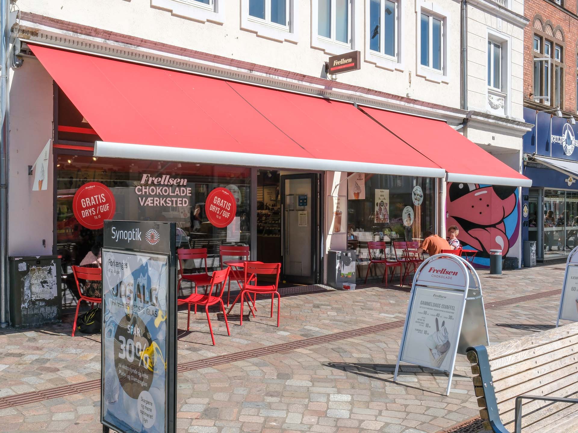 Frellsen Horsens ligger i gågaden