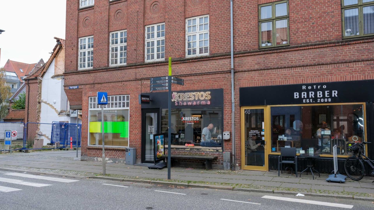 Krestos Shawarma i Nørregade i Horsens