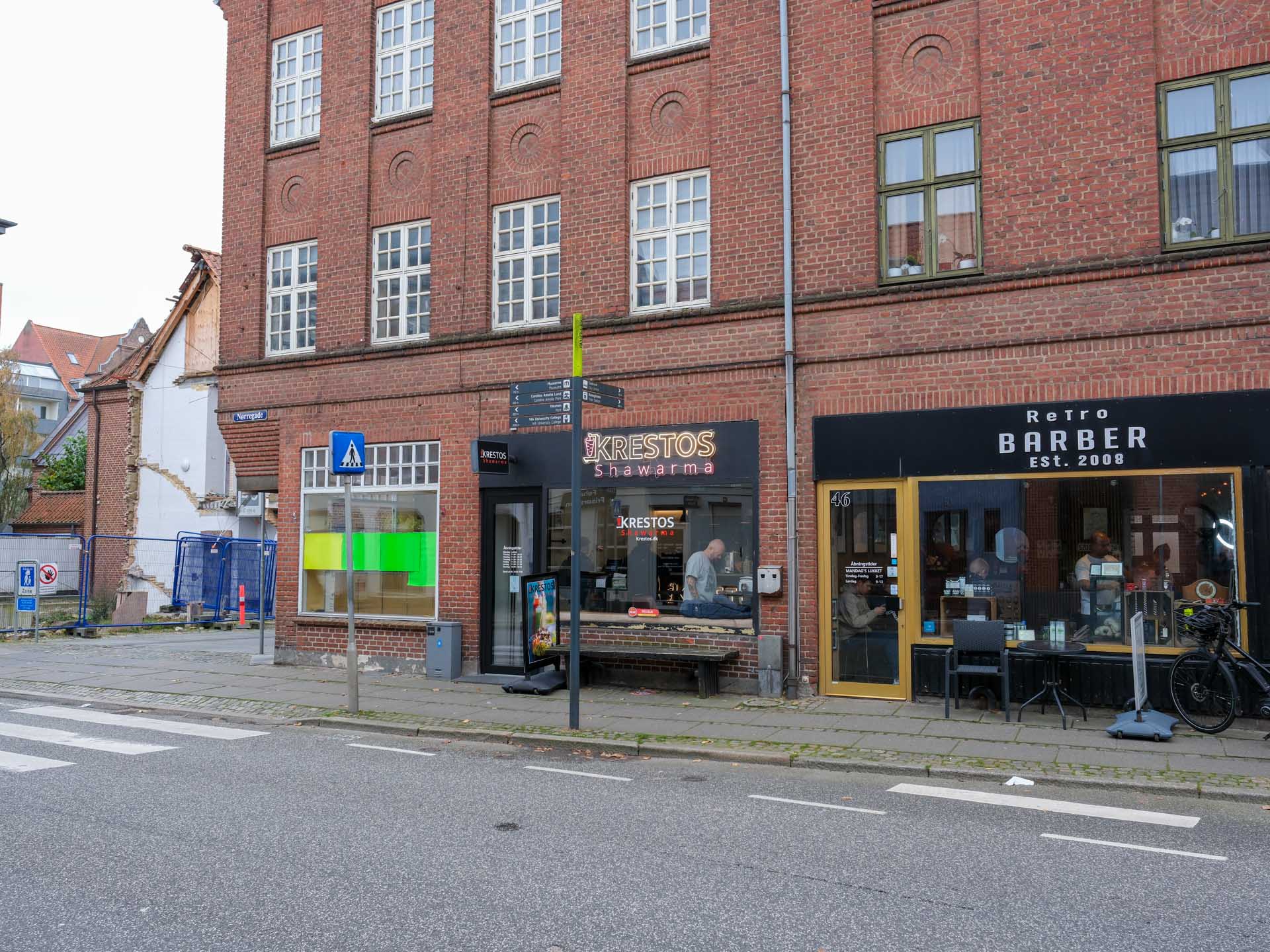 Krestos Shawarma i Nørregade i Horsens