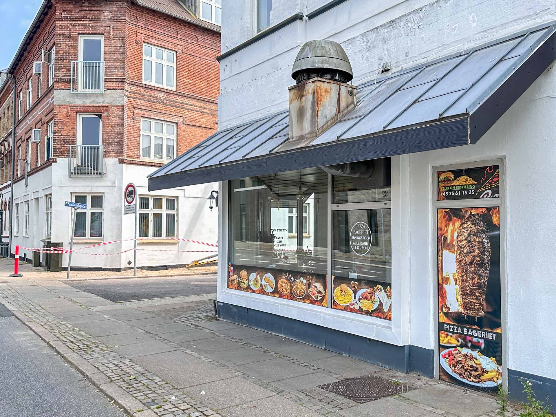 Pizza Bageriet set udefra