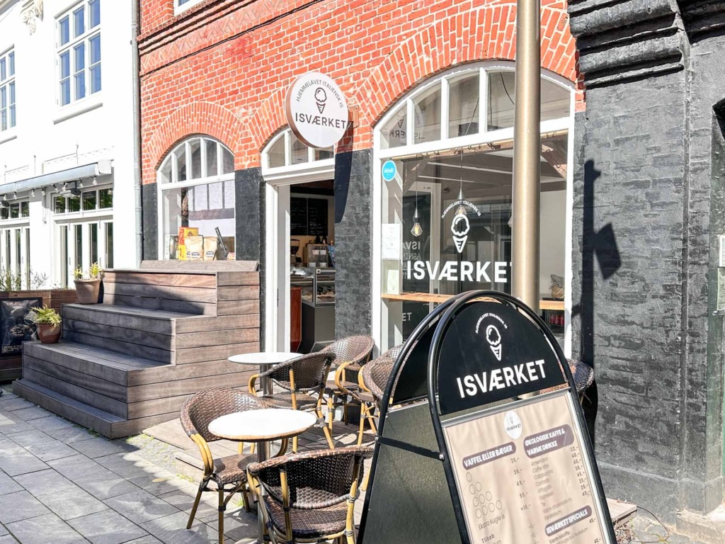 Isværket ligger i Grønnegade i Horsens.