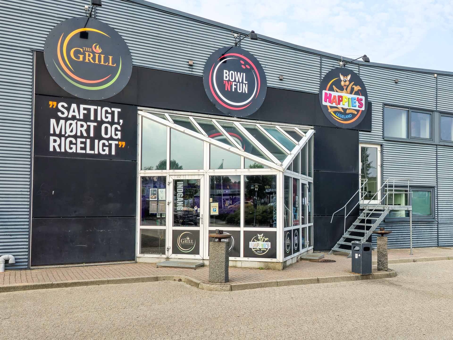The Grill i Horsens ligger på Strandkærvej.
