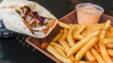 Fastfood i Horsens med shawarma og fritter
