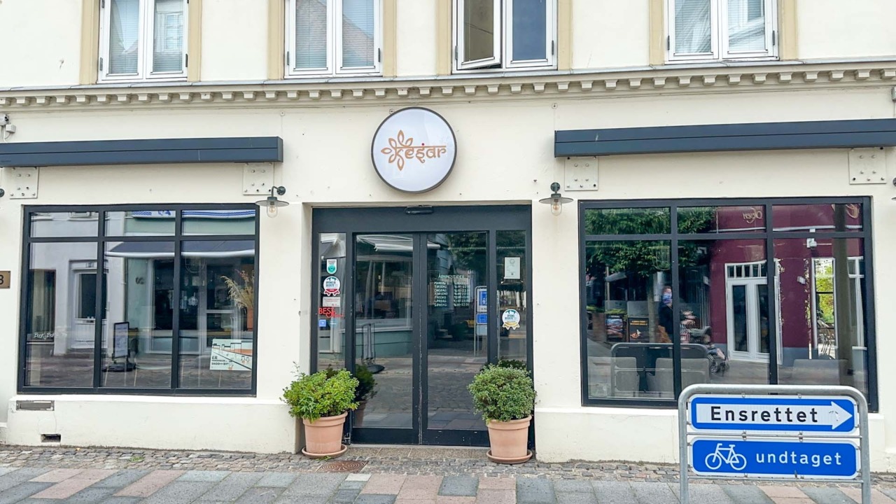 Den indiske restaurant Kesar i Horsens.