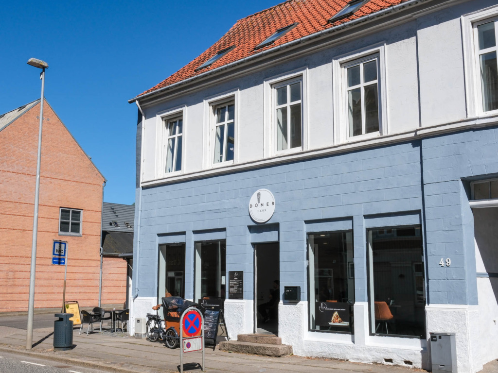 Flot facade hos Döner Haus i Nørregade i Horsens.