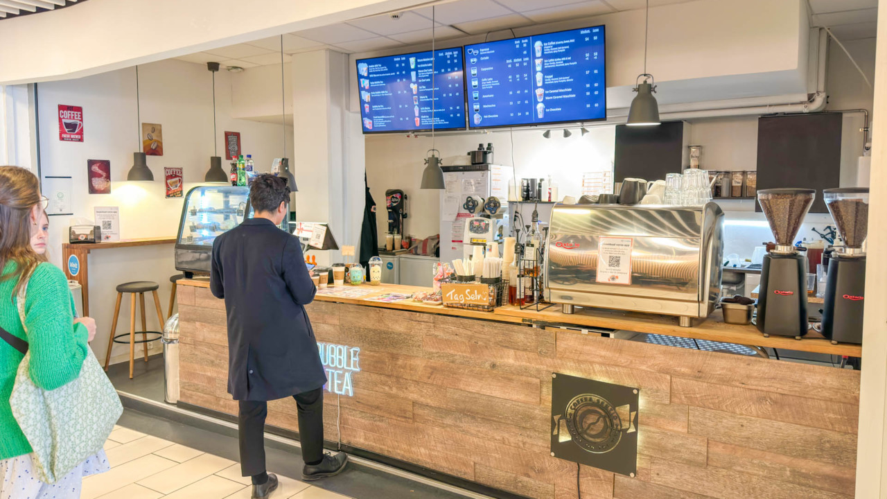 Coffea Sentio Horsens serverer diverse kaffer.