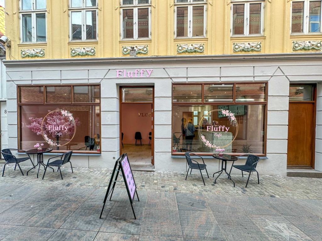 Fluffy i Horsens har is og pandekager på menuen.