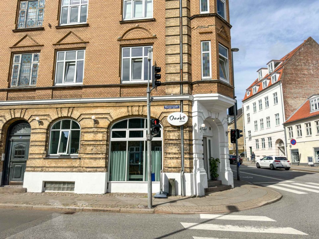 Osaki Sushi ligger på Borgergade i Horsens.