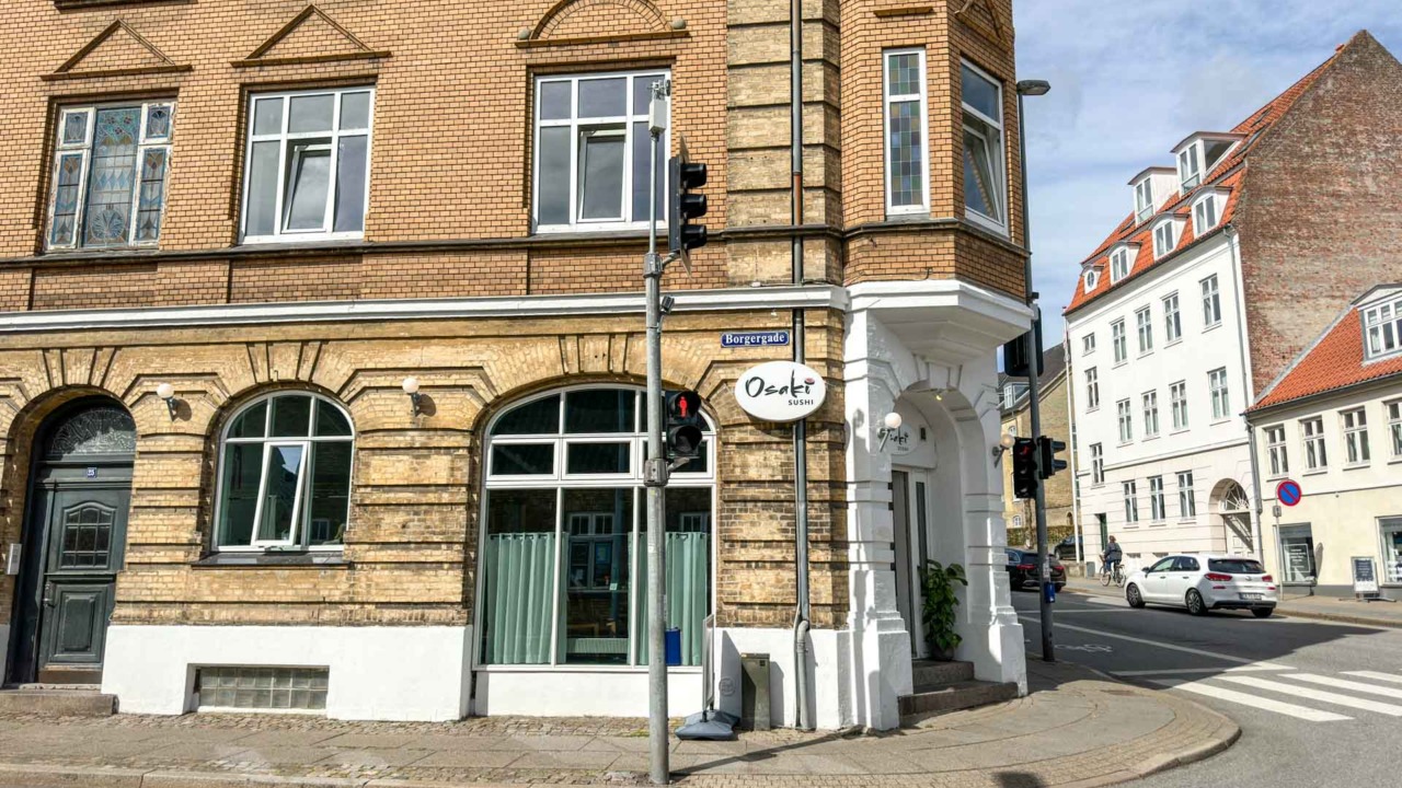 Osaki Sushi ligger på Borgergade i Horsens.
