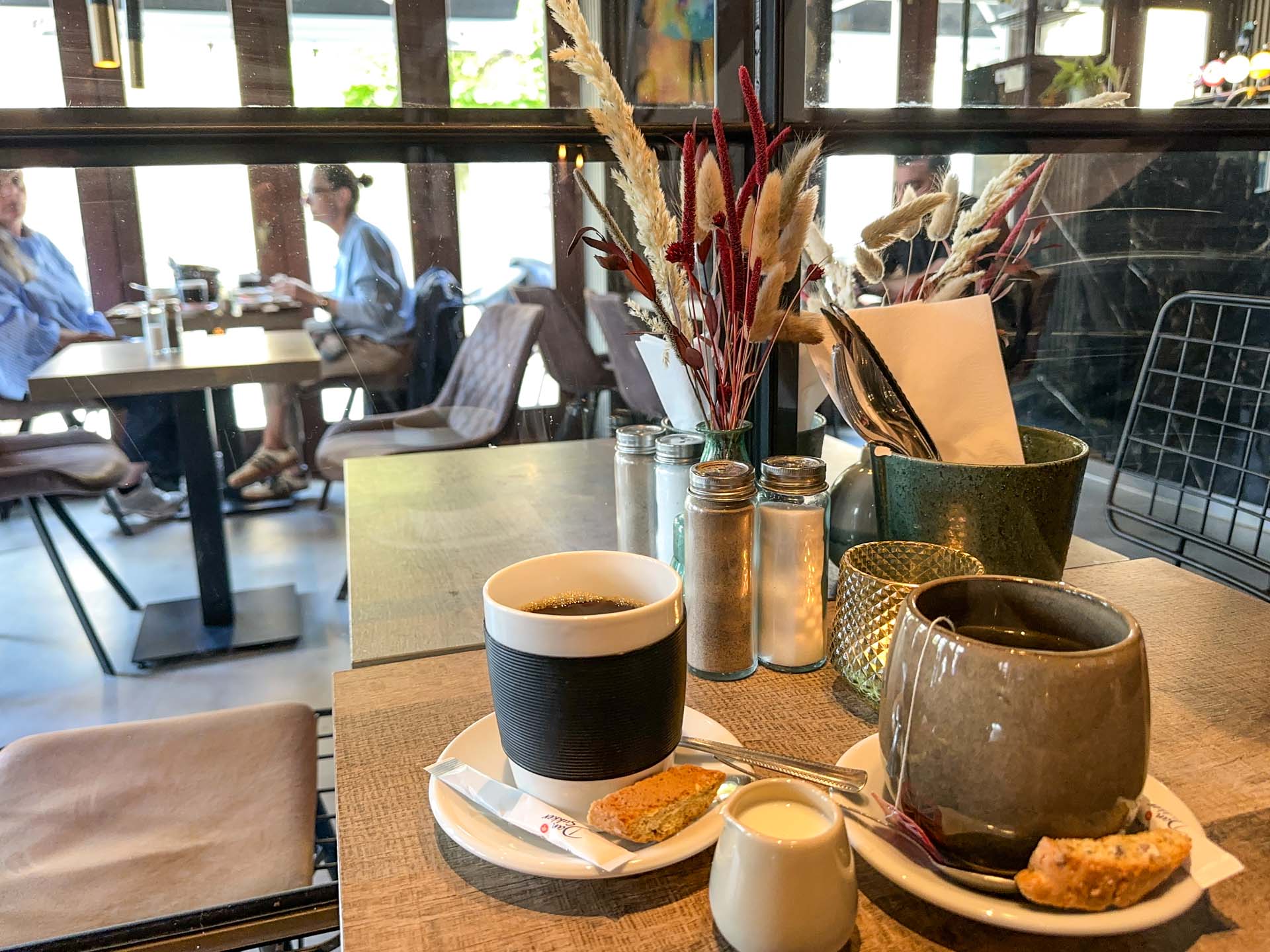 Hyggeligt hos Café Zappa i Horsens. 