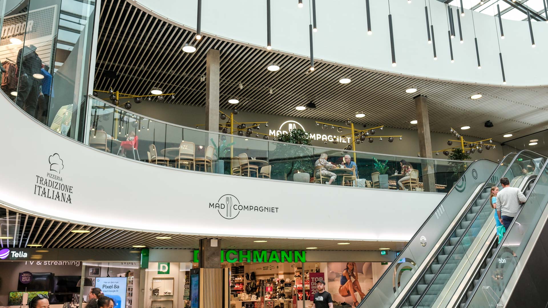 Spisesteder Bytorv Horsens. Dalle Valle