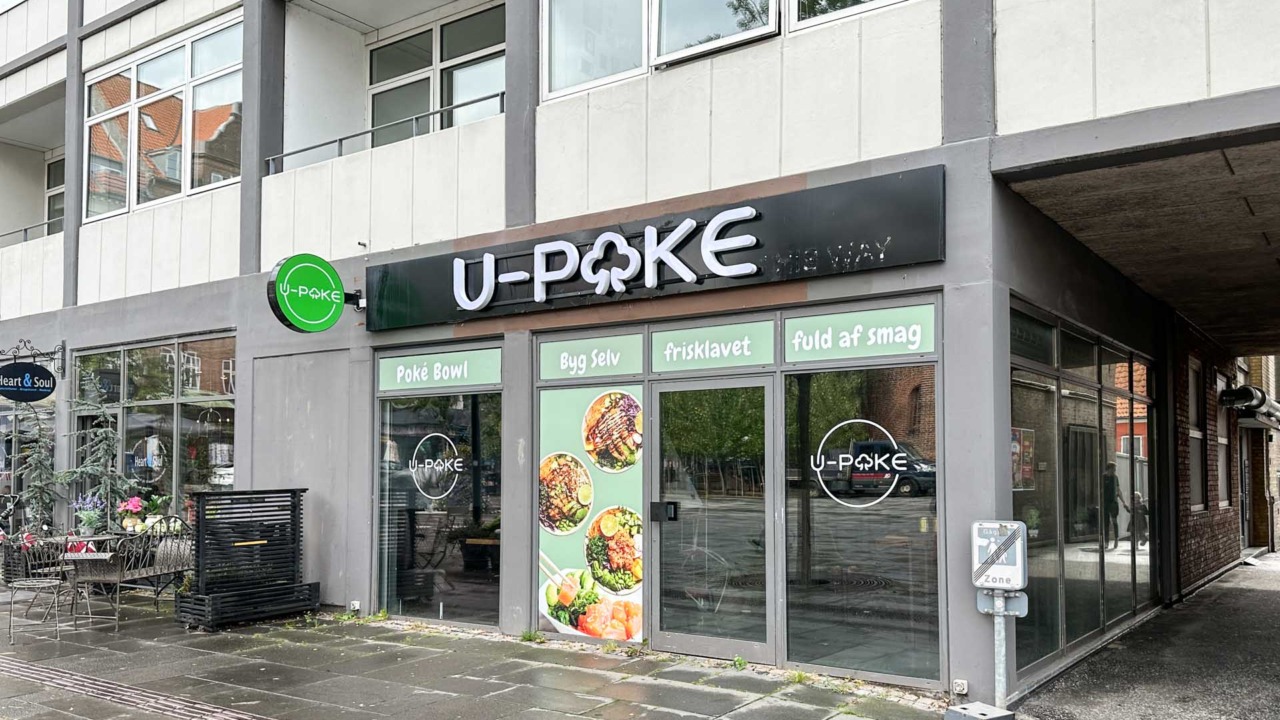 U-Poke ligger på Torvet i Horsens.