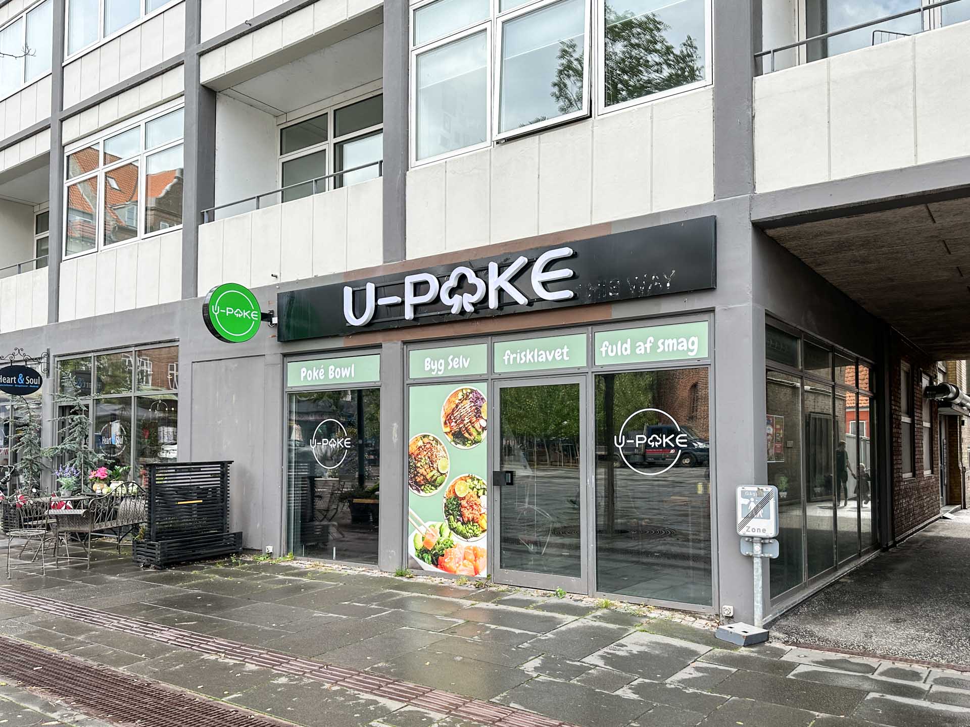 U-Poke ligger på Torvet i Horsens.