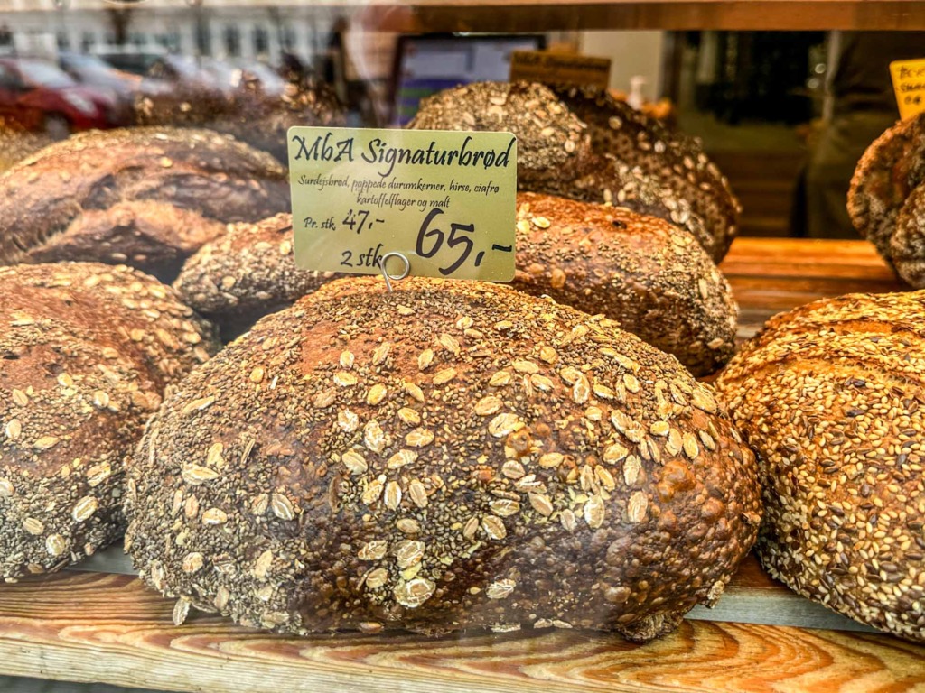 Signaturbrødet hos Medaljon by Andersen i Horsens.