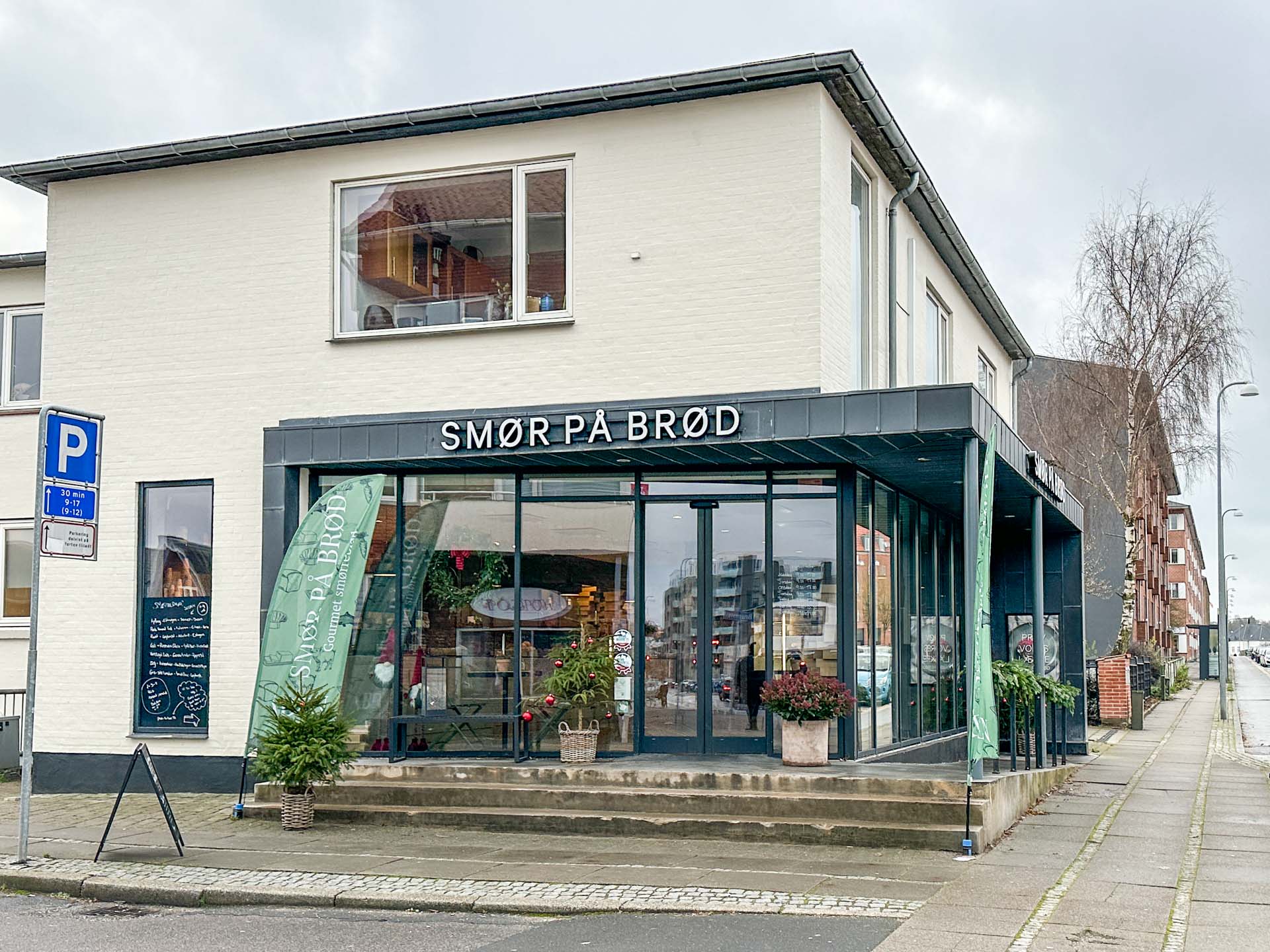Smør på Brød ligger på Sønderbrogade i Horsens.