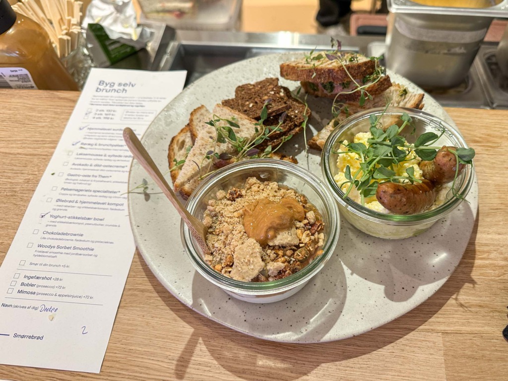 Brunch hos Woodys i Horsens.