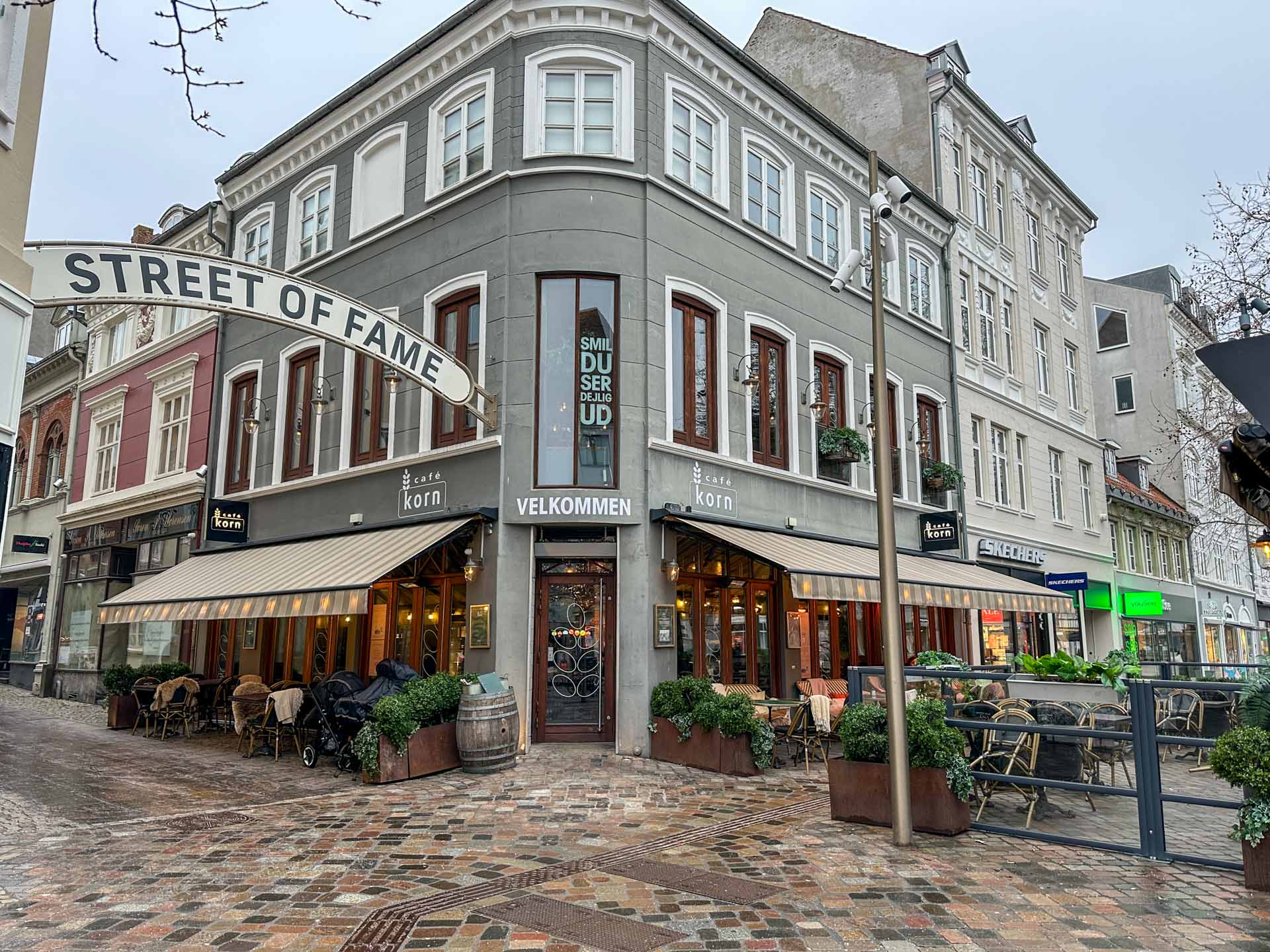 Café Korn i Horsens ligger i gågaden.