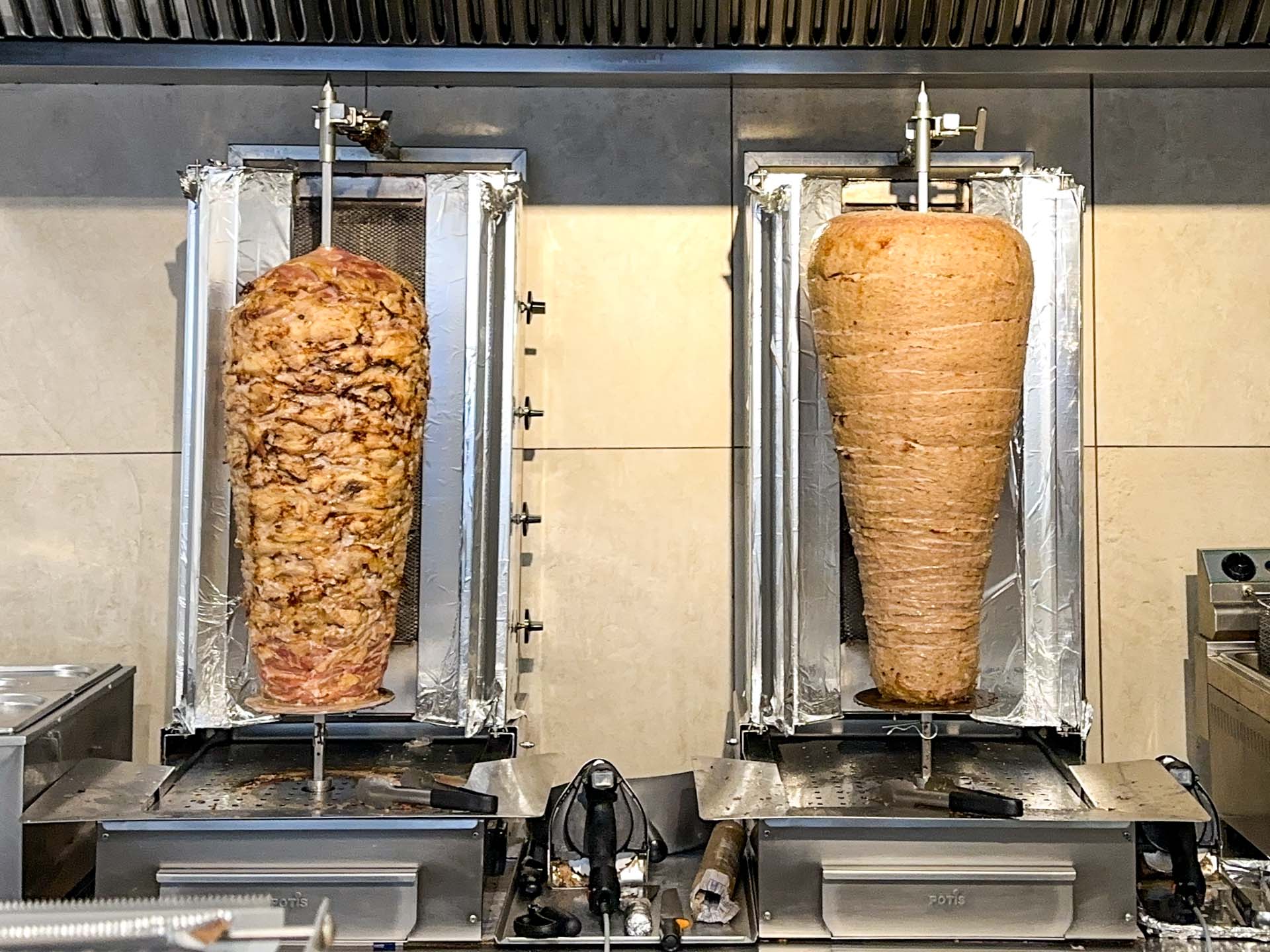 De to spyd hos Döner Haus i Horsens.