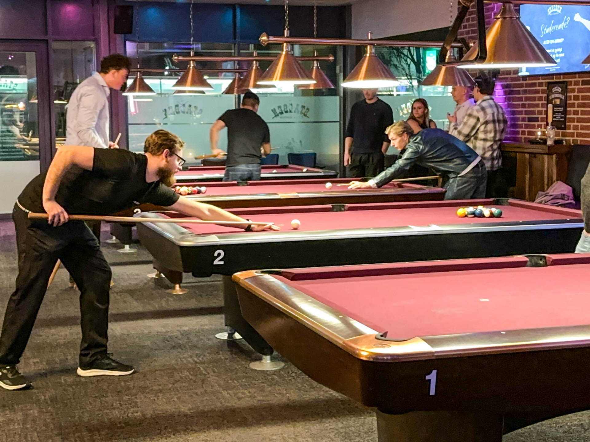 Pool og andet spil hos Stalden i Horsens.