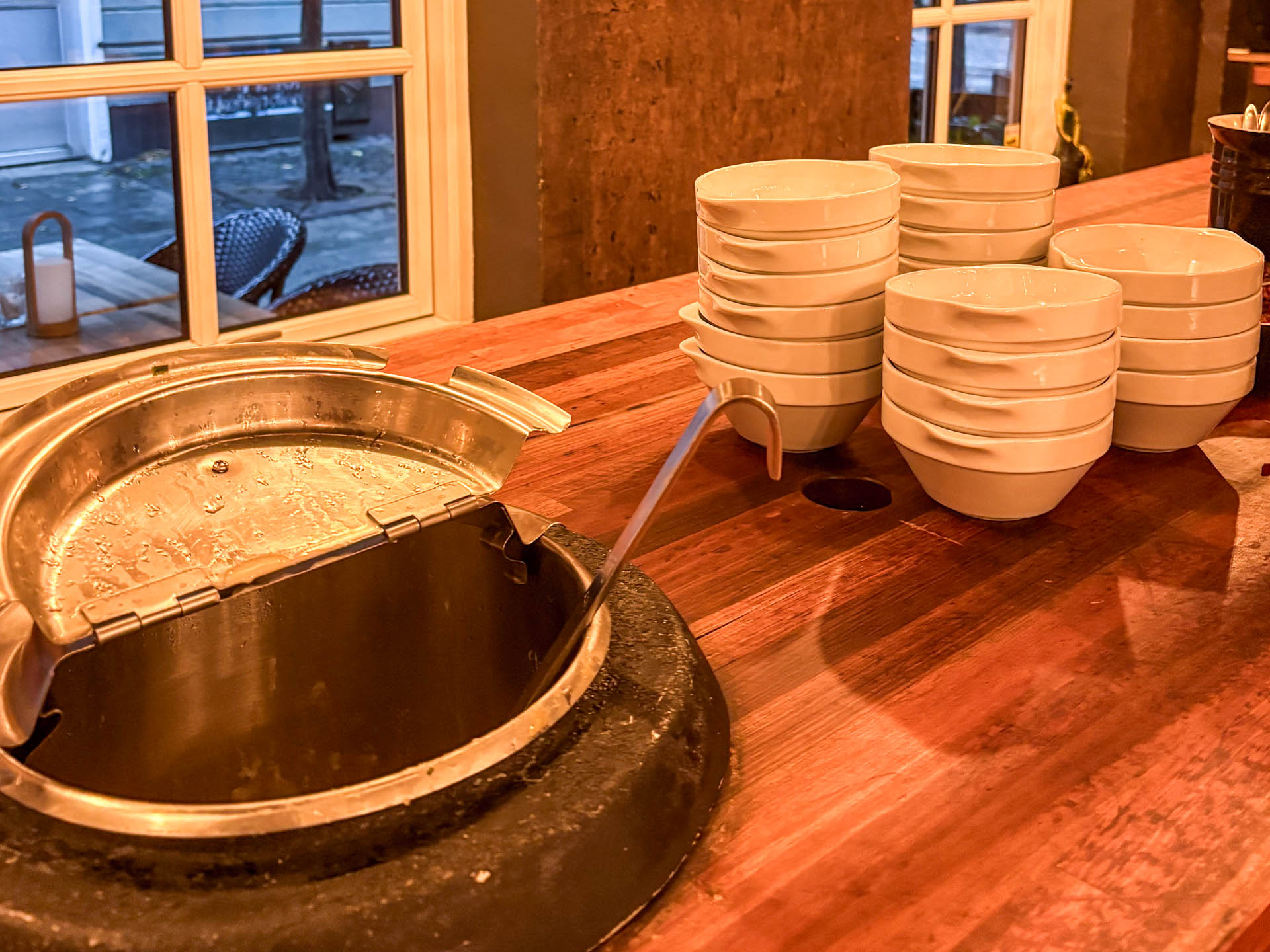 Suppestation hos Restaurant Oksen i Horsens.